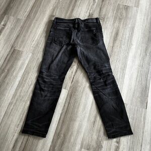 Black ripped American Eagle Jeans